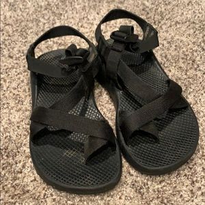 Women’s Black Chacos, Size 6